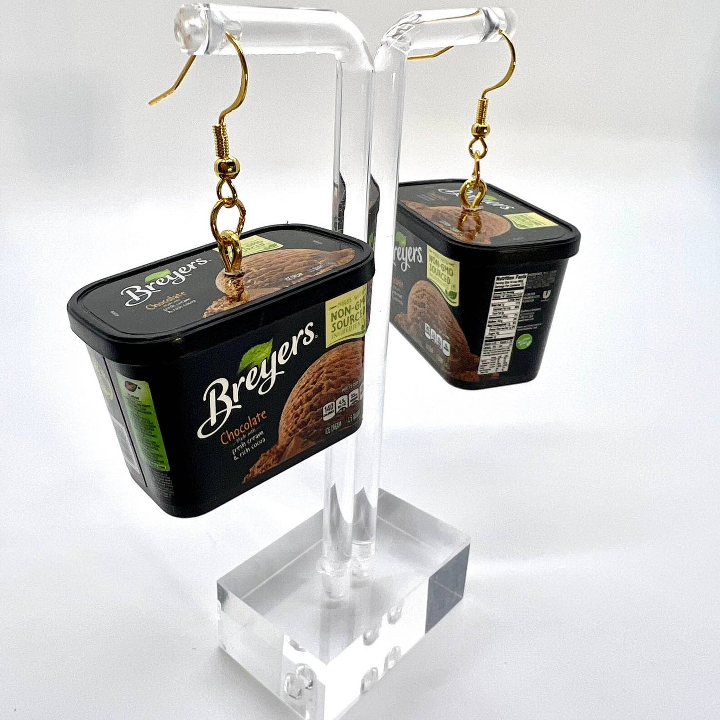 Breyers Ice Cream Earrings