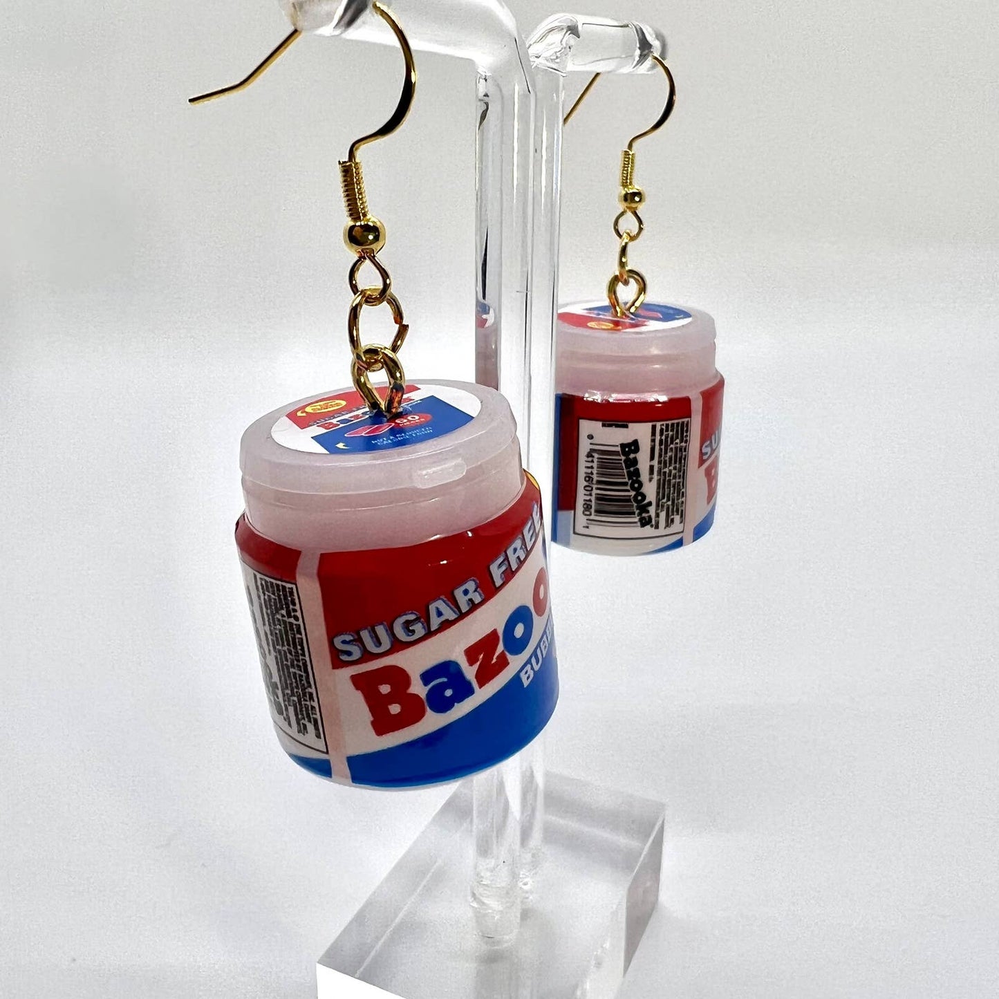 Bazooka Gum Earrings