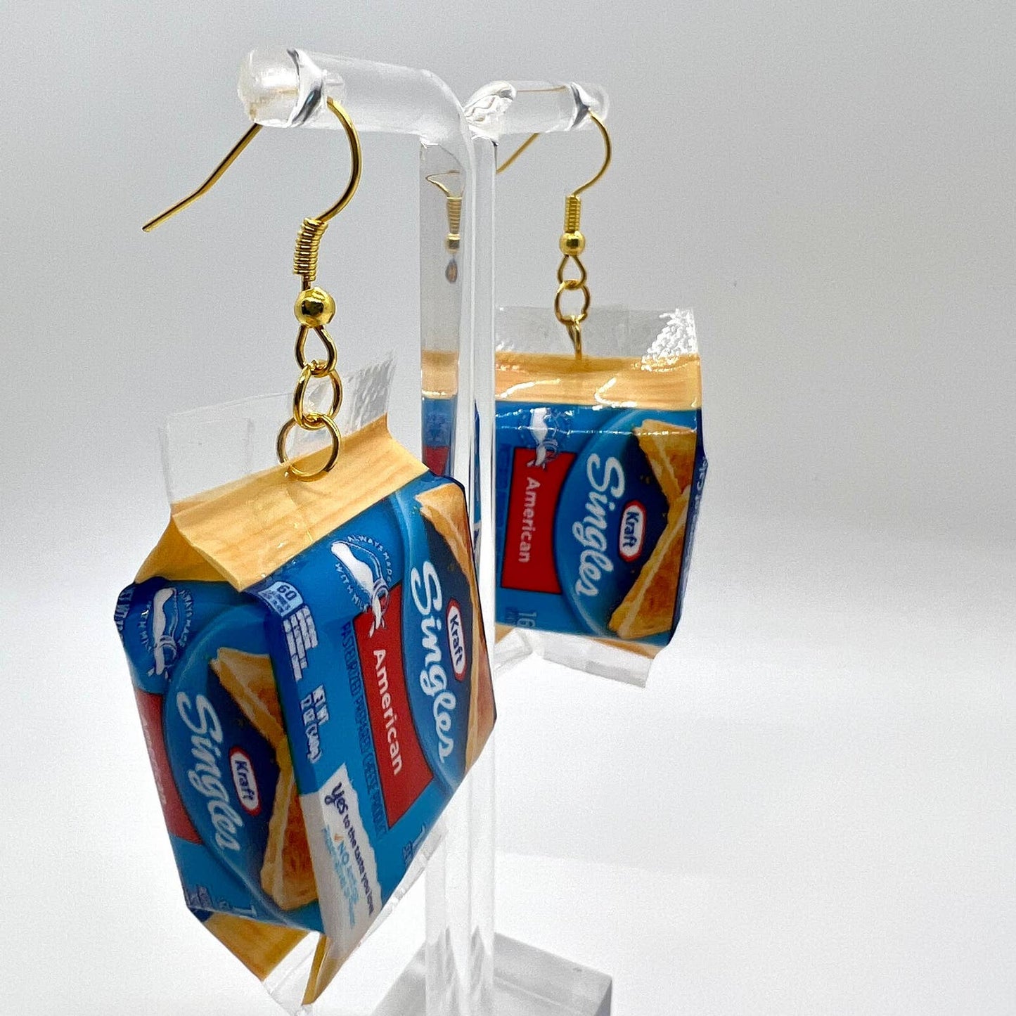 Kraft Cheese Earrings