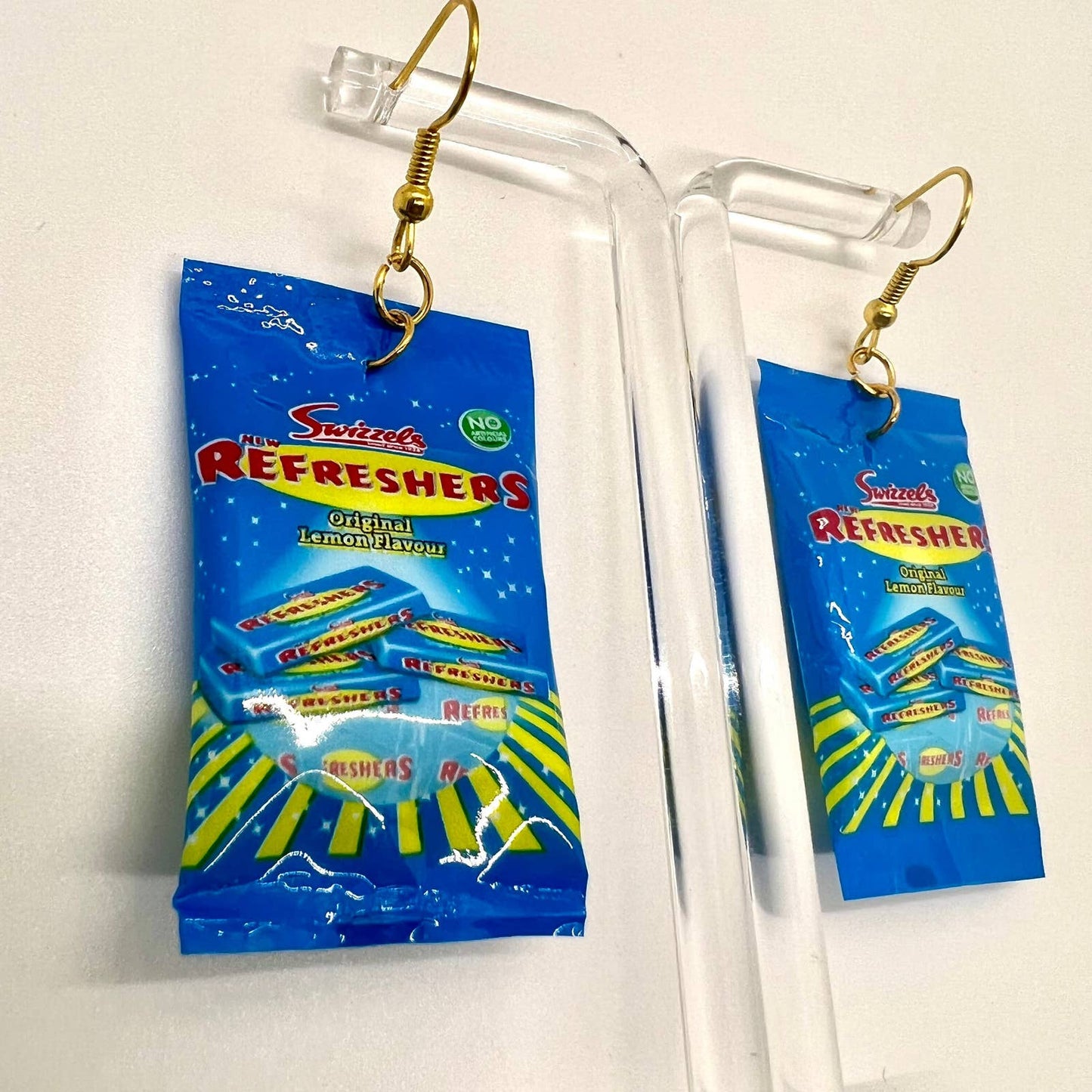 Swizzles Refreshers Lemon Candy Earrings