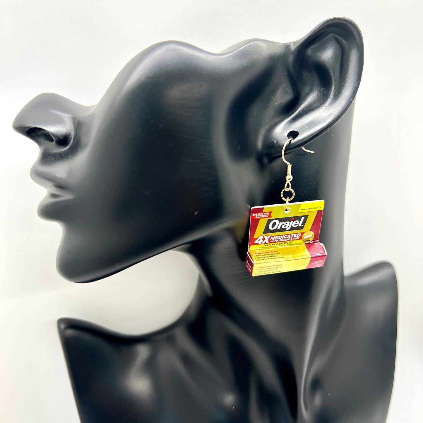 Toothpaste Earrings