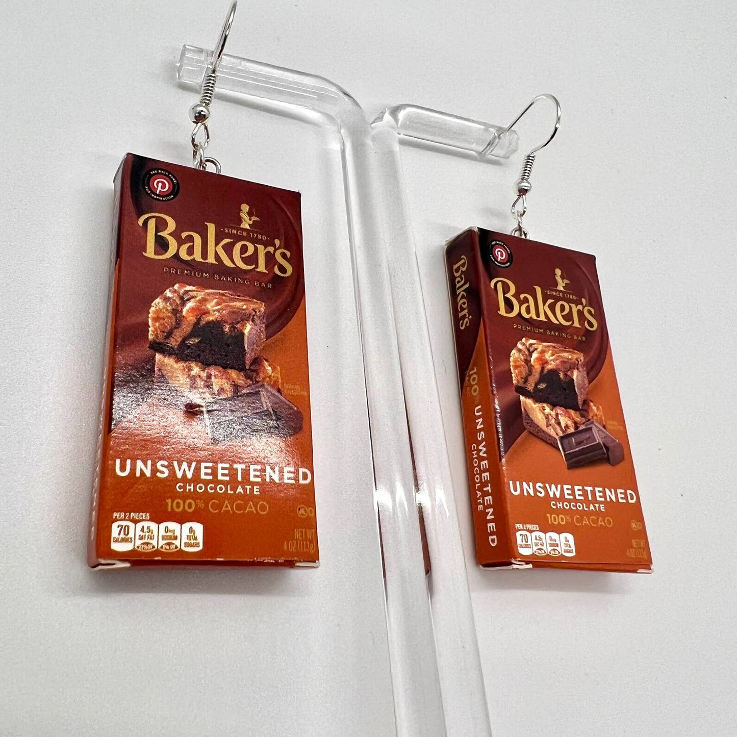 Bakers Chocolate Earrings