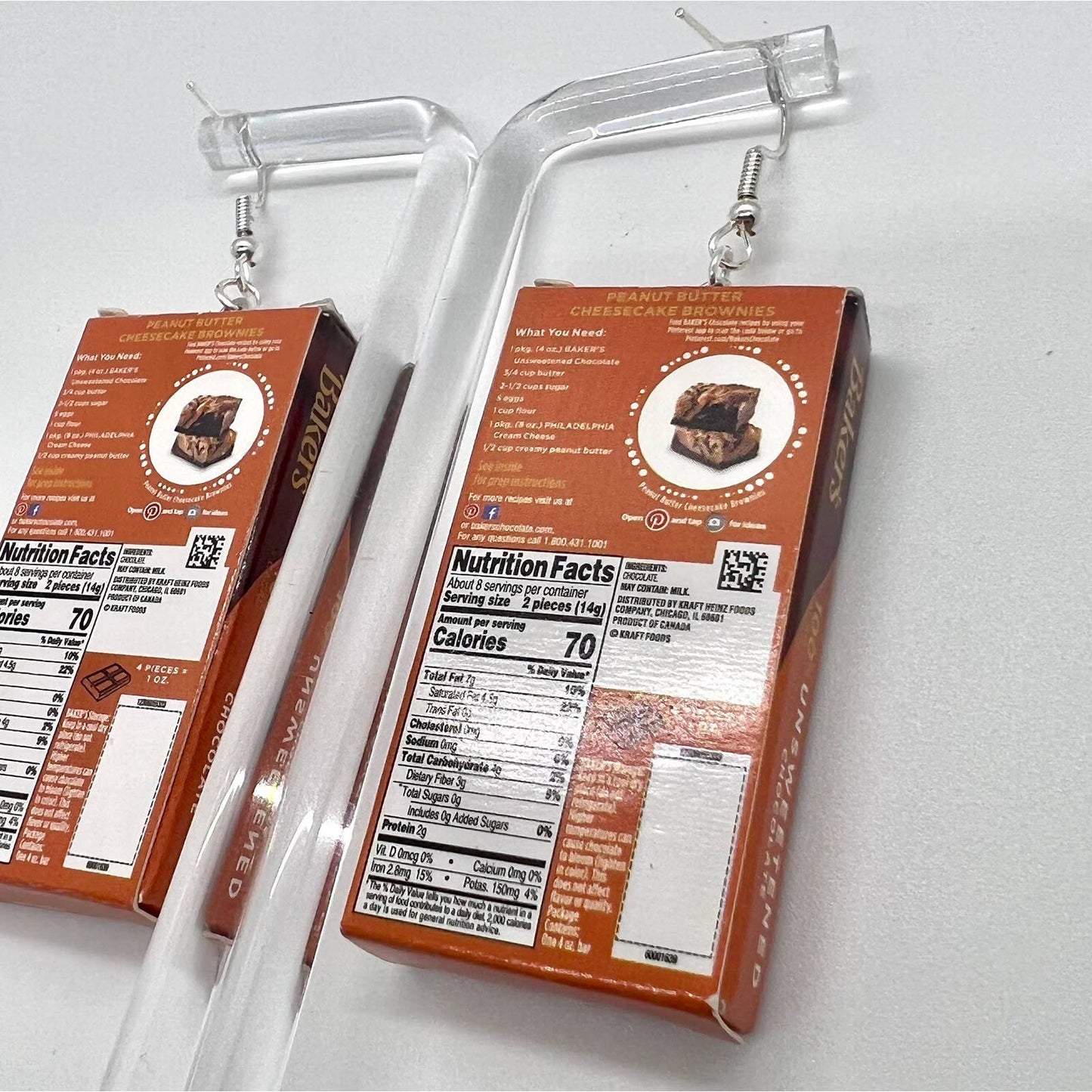 Bakers Chocolate Earrings