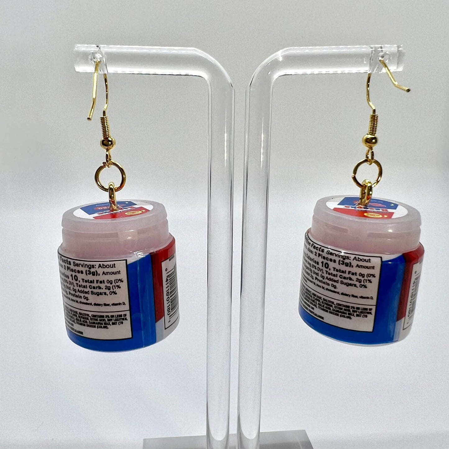 Bazooka Gum Earrings