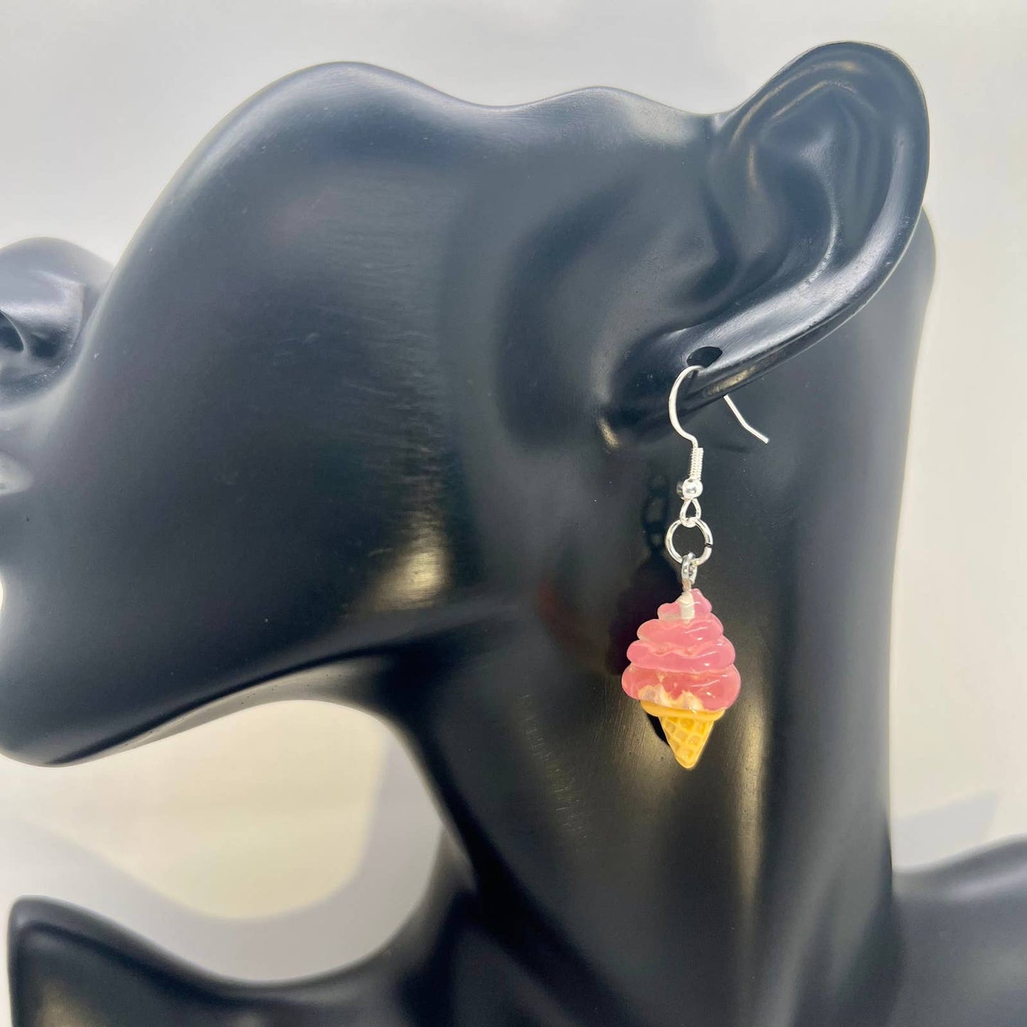 Pink Ice Cream Earrings