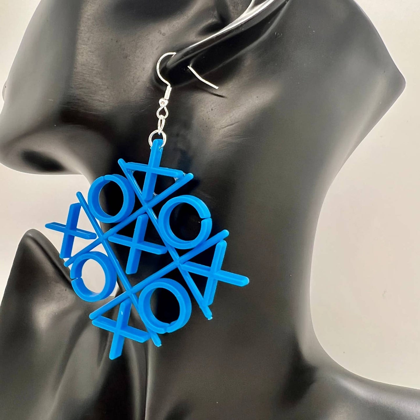 Tic Tac Toe Game Earrings