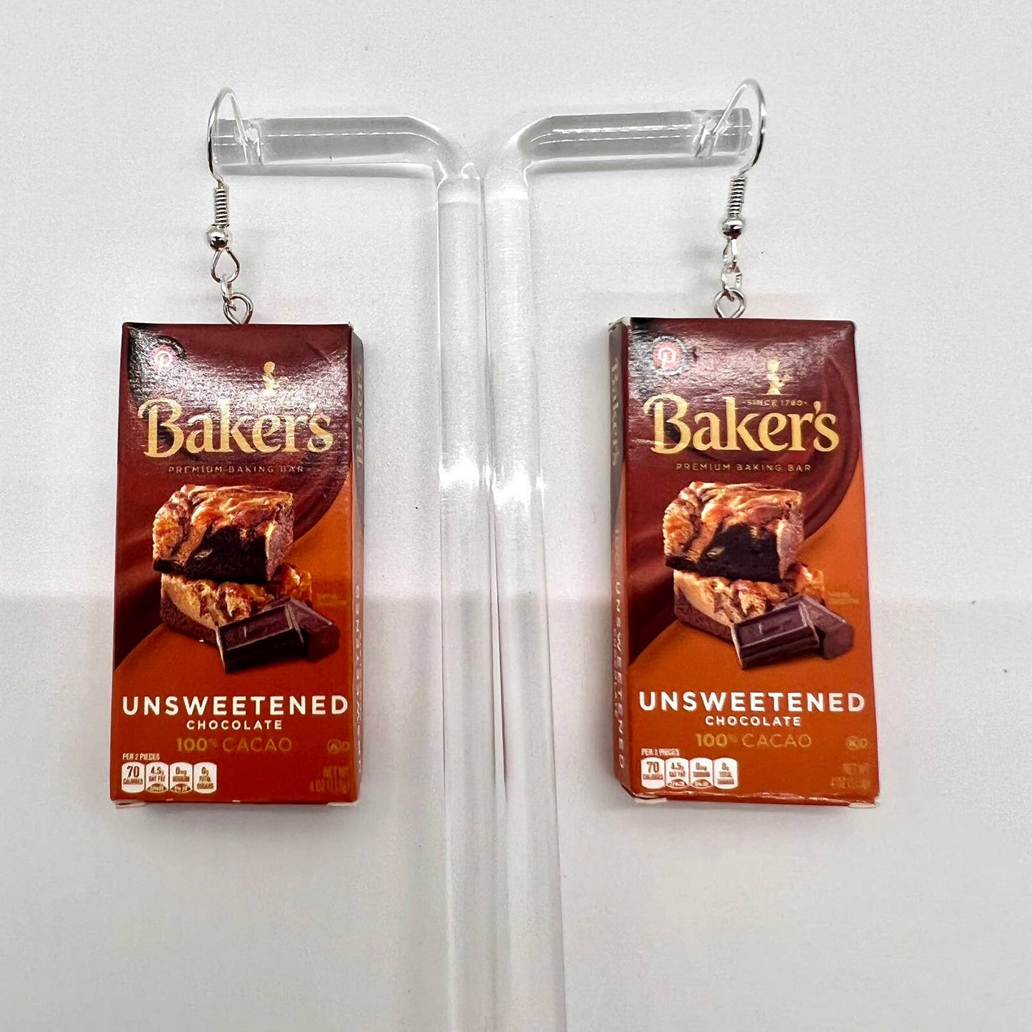 Bakers Chocolate Earrings