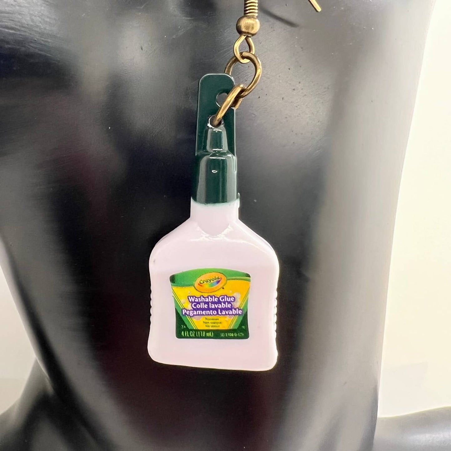 Crayola Glue Bottle Earrings