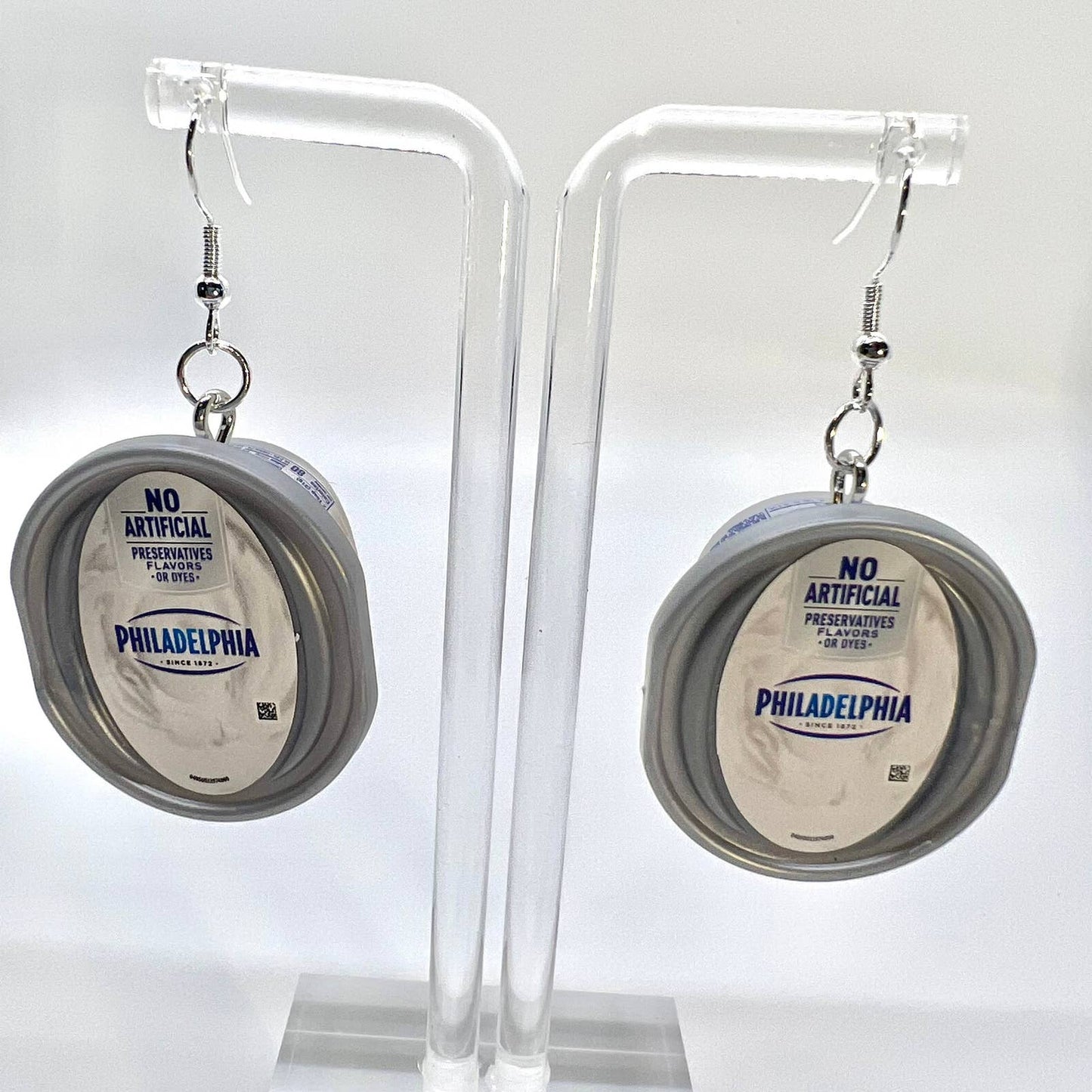 Philadelphia Cream Cheese Earrings