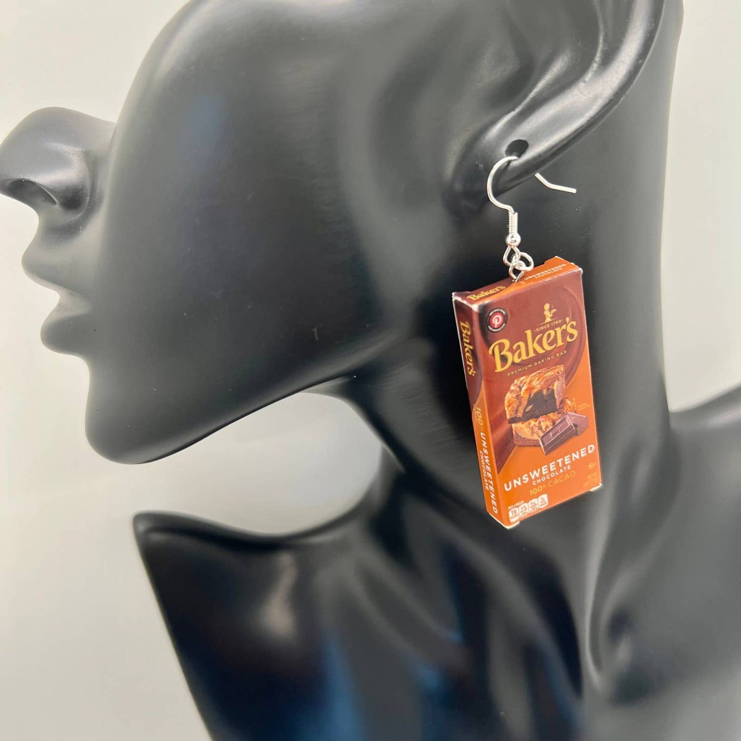 Bakers Chocolate Earrings