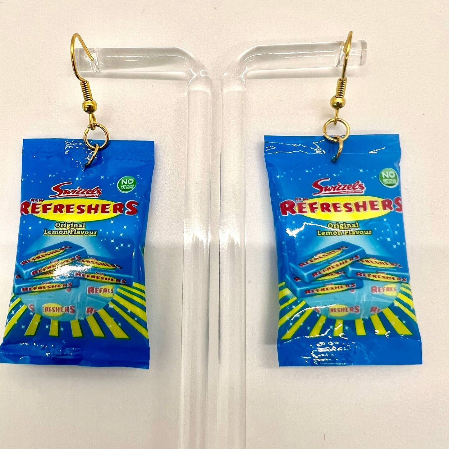 Swizzles Refreshers Lemon Candy Earrings