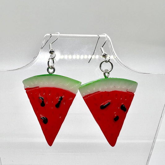 Watermelon Slice Earrings