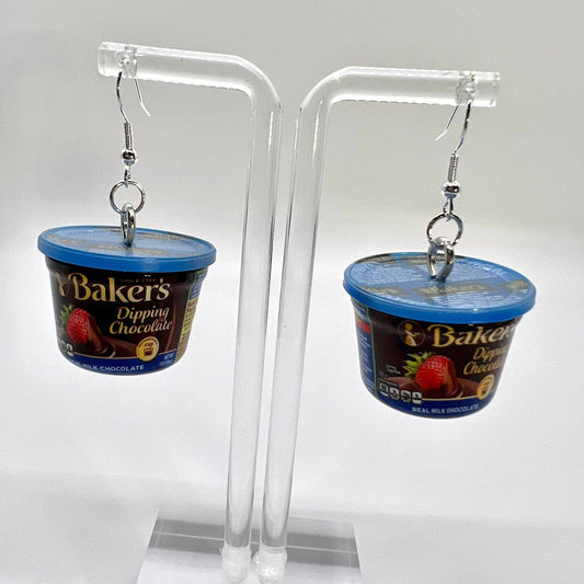 Bakers Chocolate Earrings