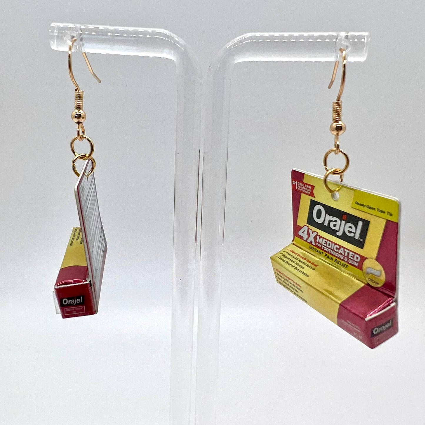 Toothpaste Earrings