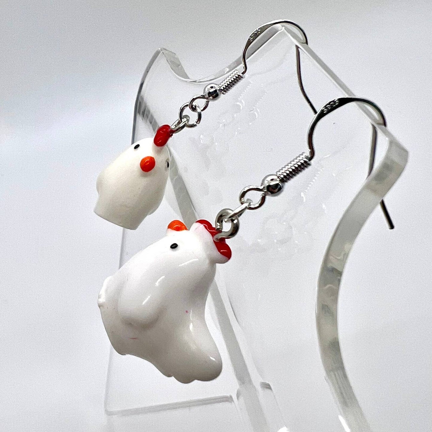 Chicken Earrings