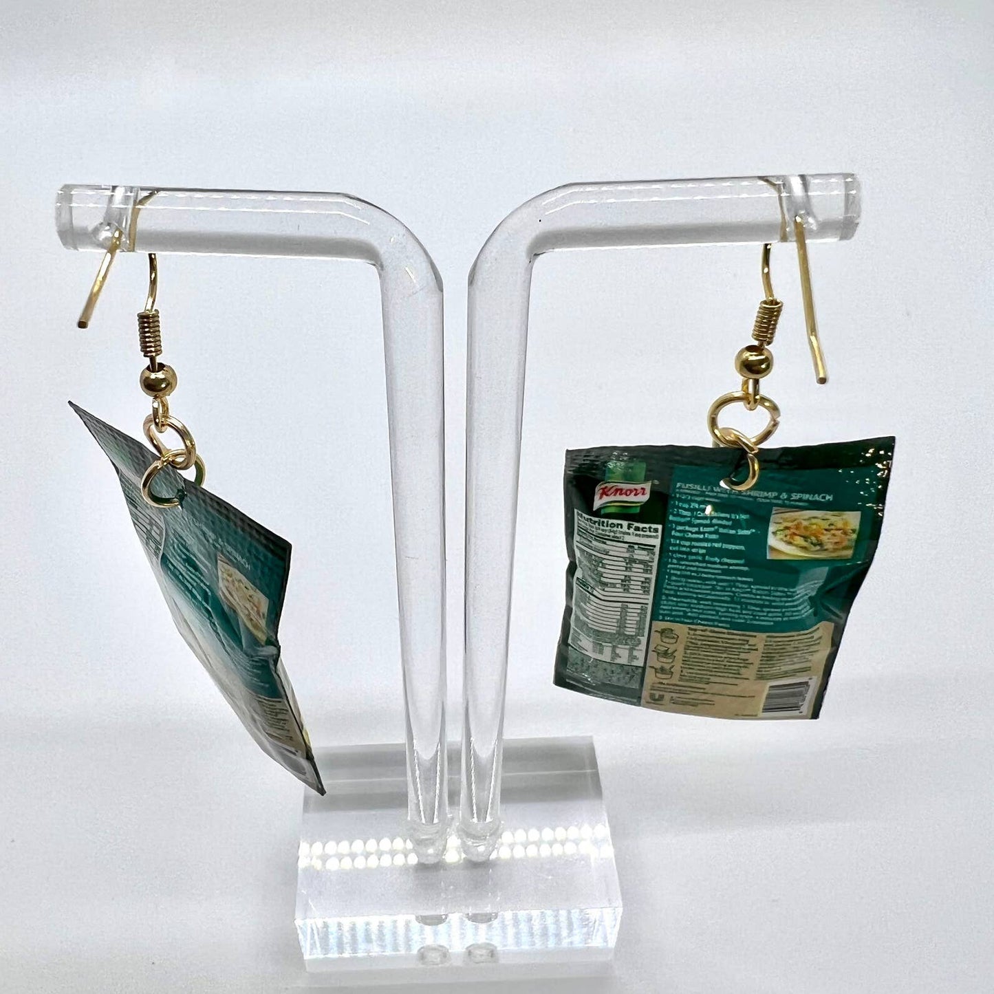 Knorr Pasta Bag Earrings
