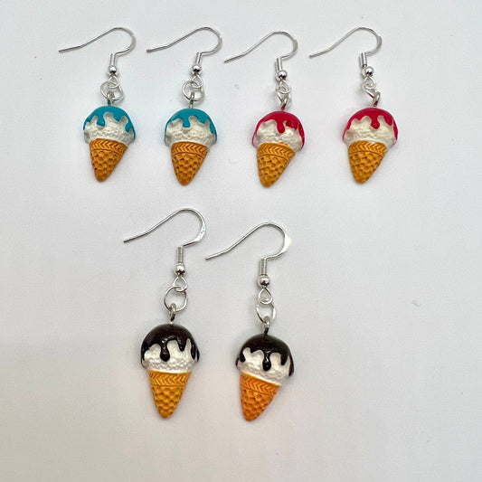 Ice Cream Cone Earrings