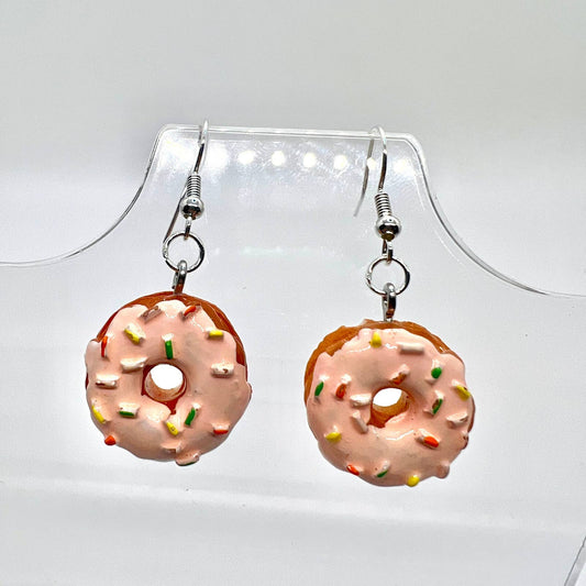 Sprinkle Donut Earrings