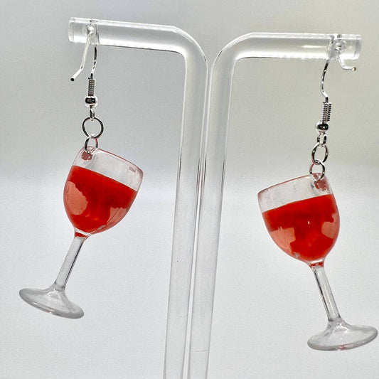 Wine Glass Earrings