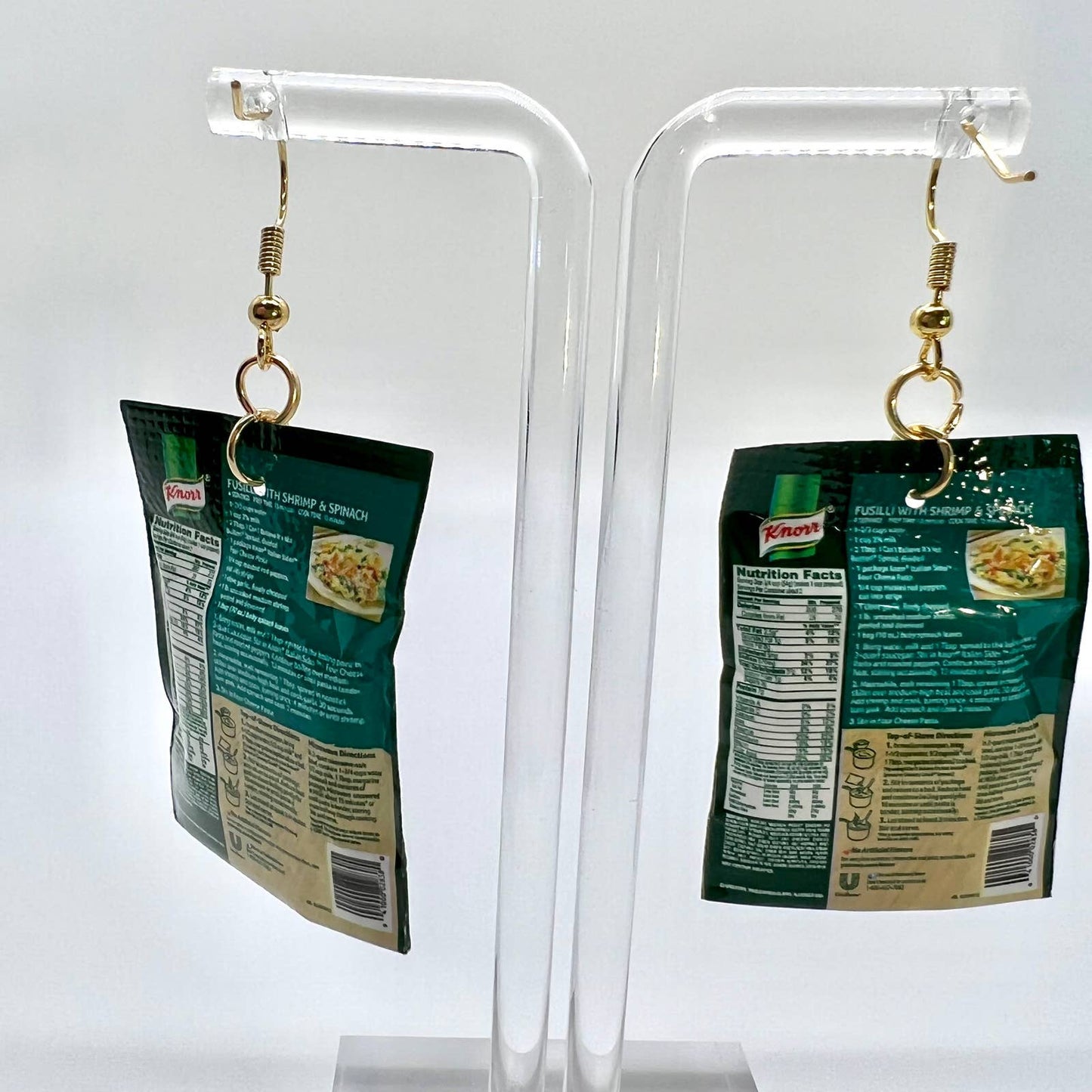 Knorr Pasta Bag Earrings