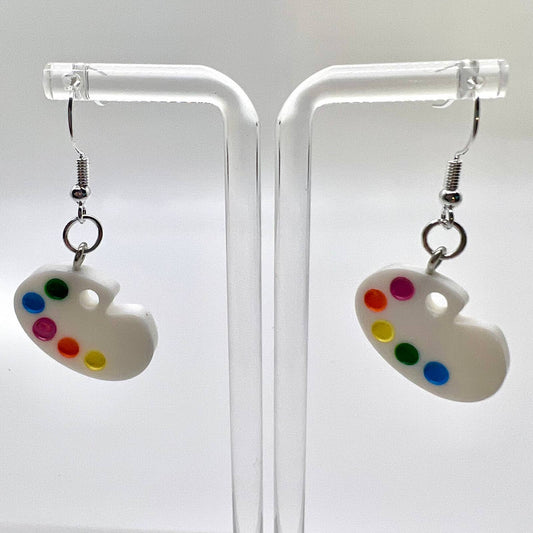 Paint Pallet Earrings