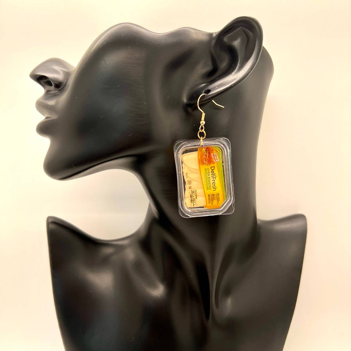 Sandwich Meat Earrings