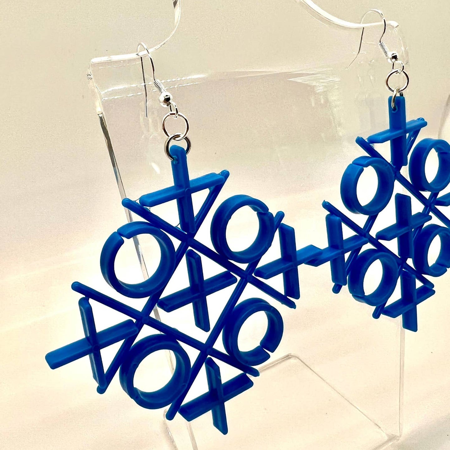 Tic Tac Toe Game Earrings
