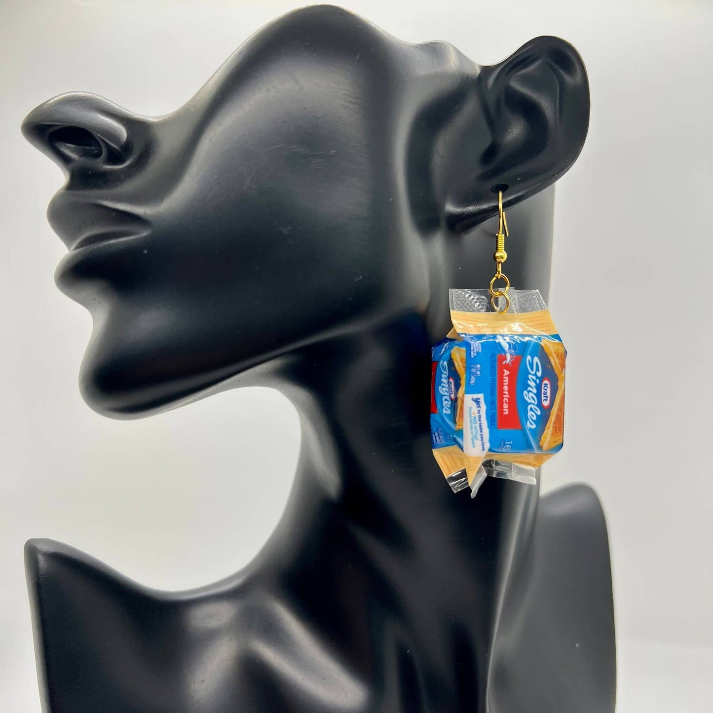 Kraft Cheese Earrings