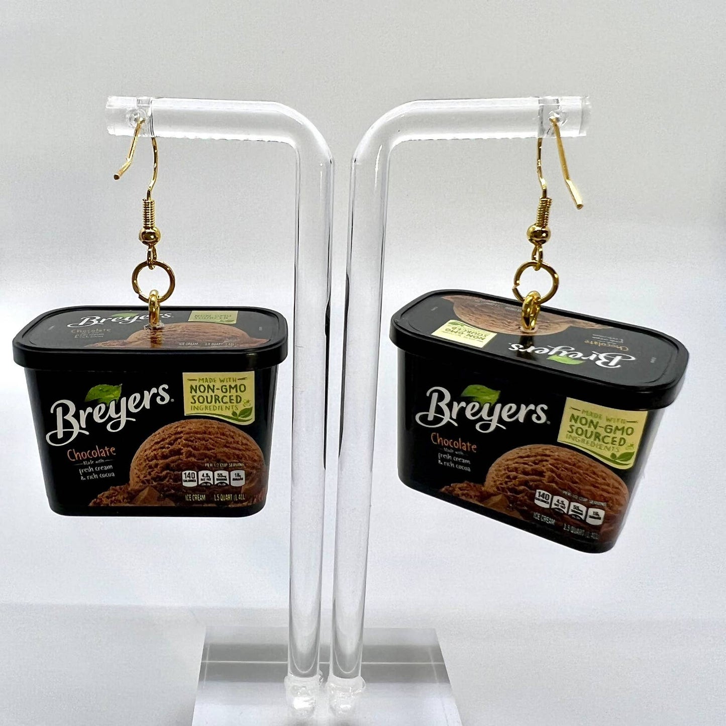 Breyers Ice Cream Earrings