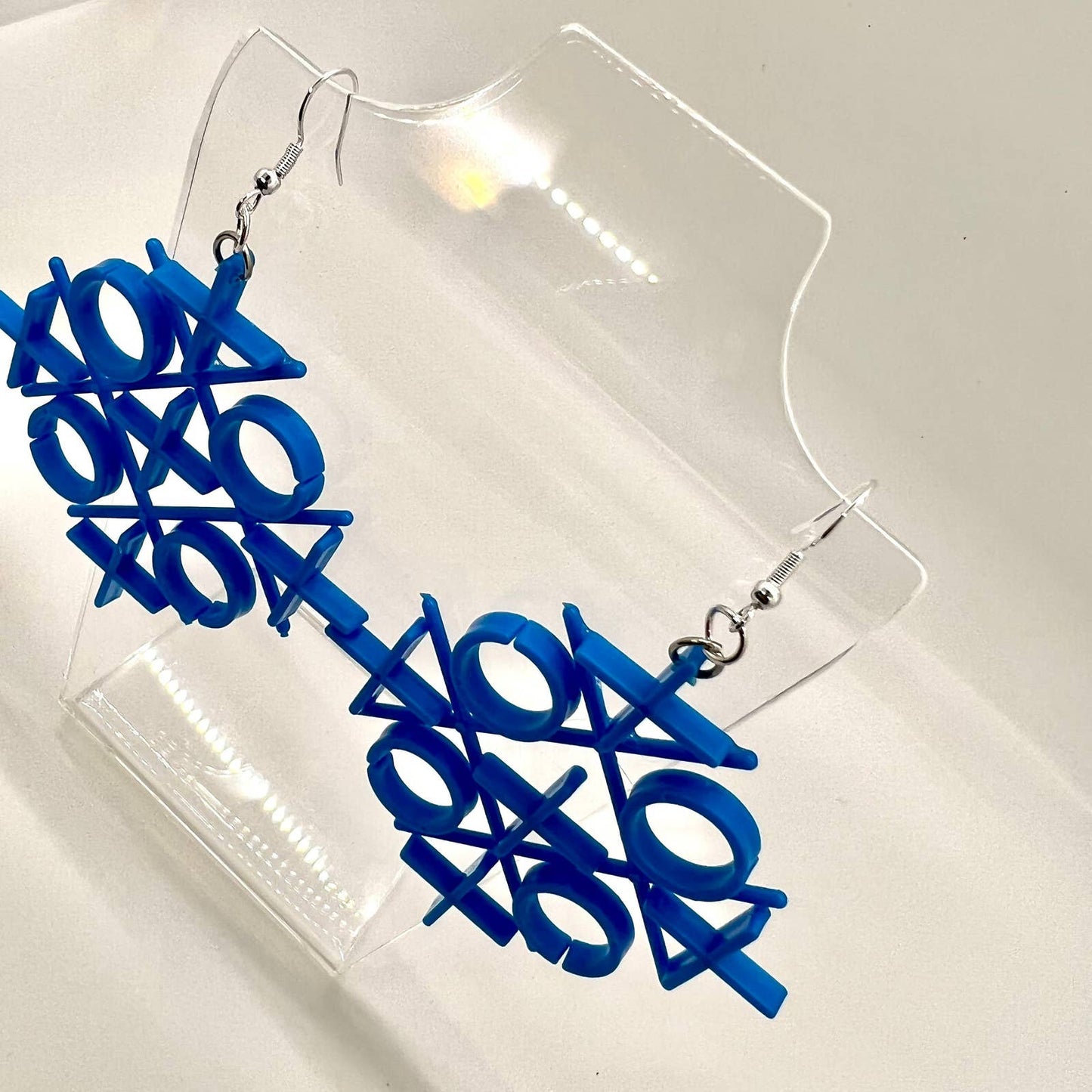 Tic Tac Toe Game Earrings