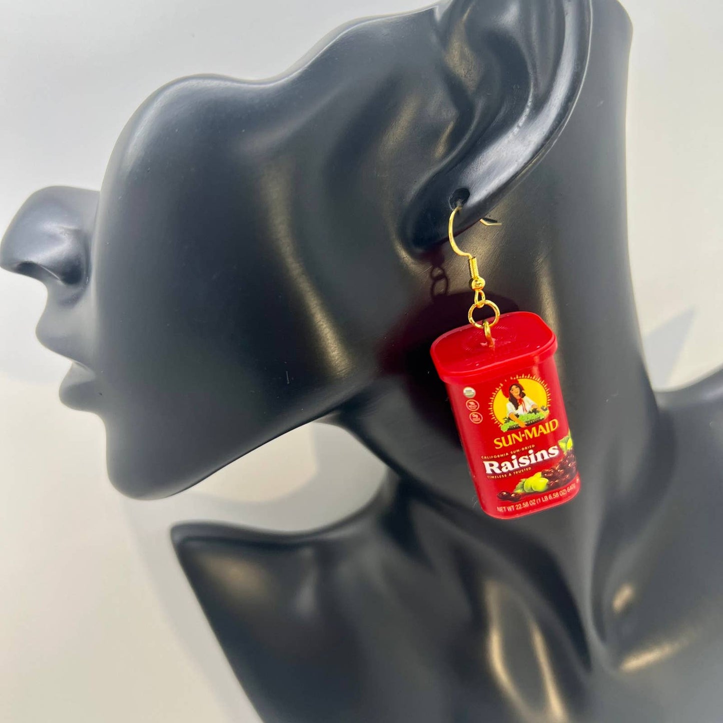 Sun Maid Raisin Earrings