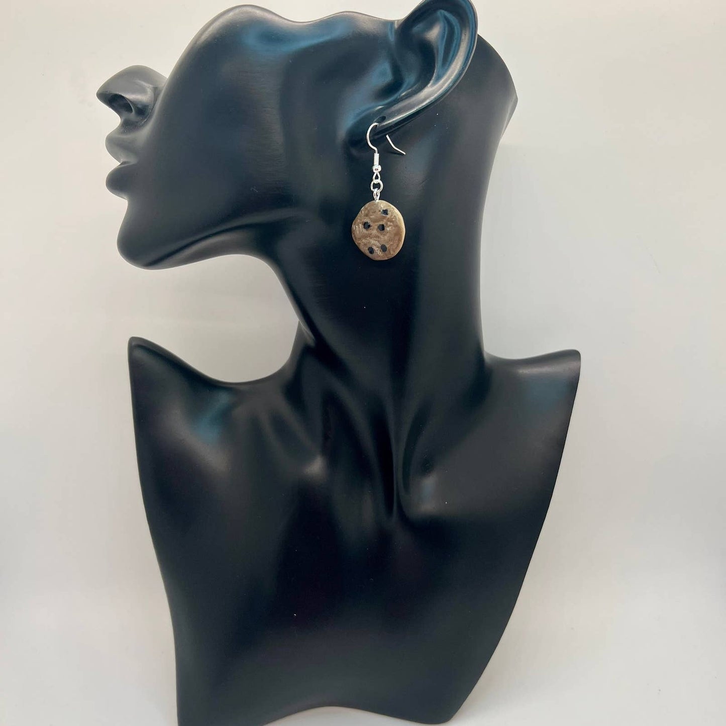 Chocolate Chip Cookie Earrings