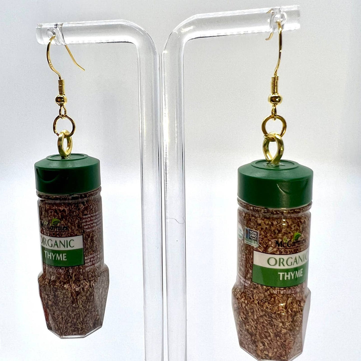 Spice Earrings - Thyme & Paprika