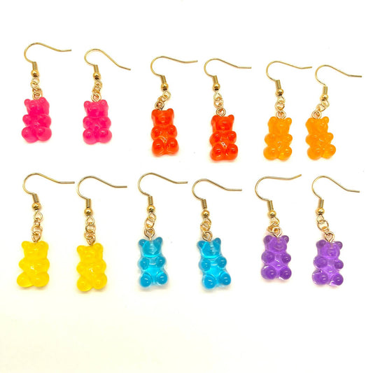 Mini Gummy Bear Earrings