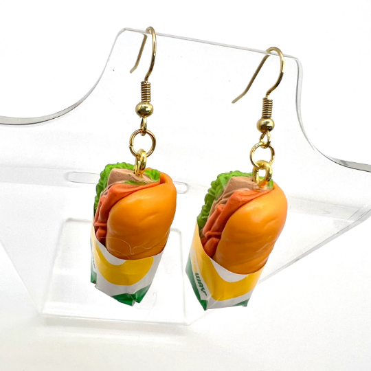 Subway Sandwich Earrings