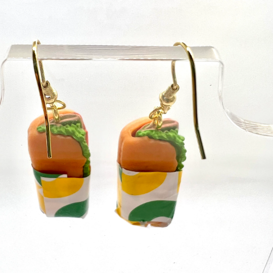 Subway Sandwich Earrings