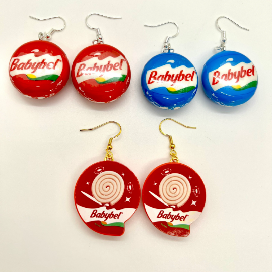 Babybel Cheese Earrings