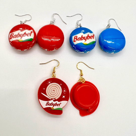 Babybel Cheese Earrings
