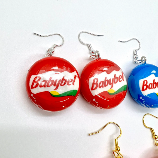 Babybel Cheese Earrings