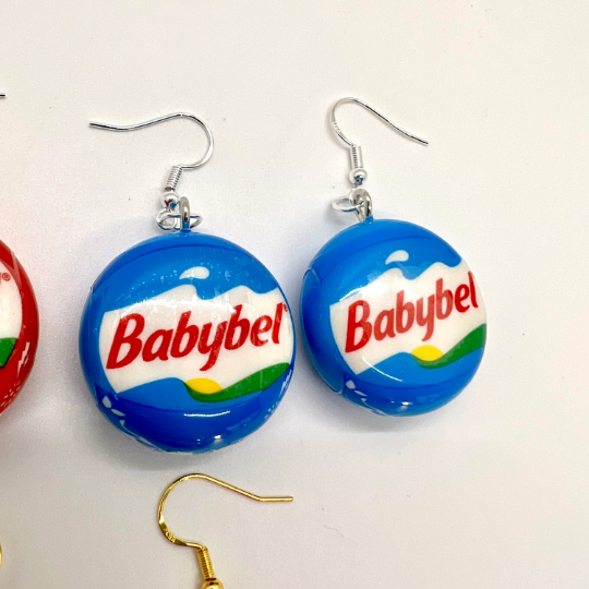 Babybel Cheese Earrings