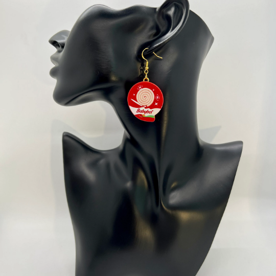 Babybel Cheese Earrings