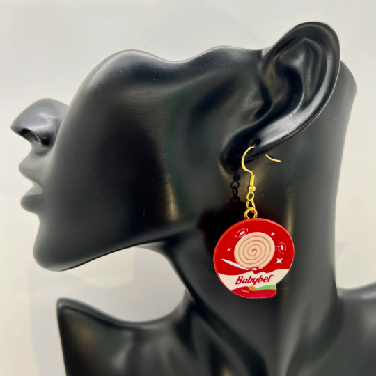 Babybel Cheese Earrings