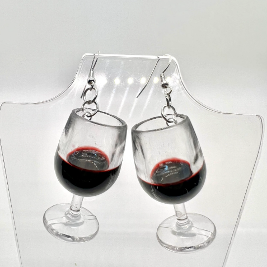 Wine Glass Earrings