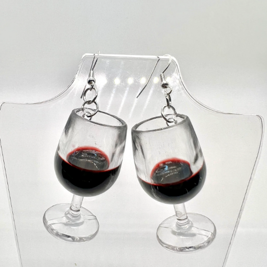 Wine Glass Earrings