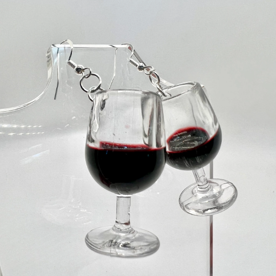 Wine Glass Earrings
