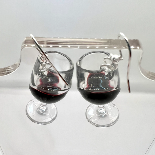 Wine Glass Earrings