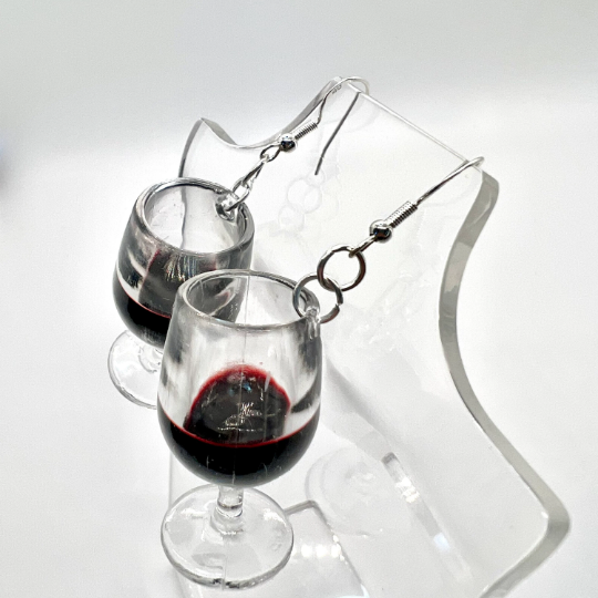 Wine Glass Earrings