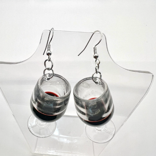Wine Glass Earrings