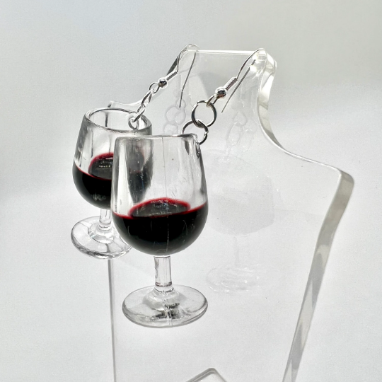 Wine Glass Earrings
