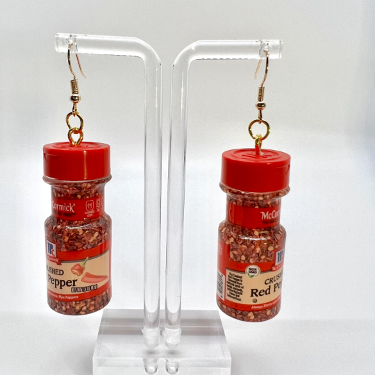 McCormick Red Pepper Spice Earrings